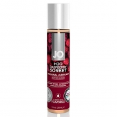 Смазка с ароматом малинового щербета JO Flavored Raspberry Sorbet - 30 мл. - System JO - купить с доставкой в Сочи