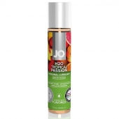 Смазка с ароматом тропических фруктов JO Flavored Tropical Passion - 30 мл. - System JO - купить с доставкой в Сочи