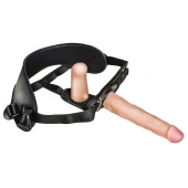 Женский страпон с вагинальной пробкой Woman Strap - 18 см. - LOVETOY (А-Полимер) - купить с доставкой в Сочи