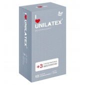 Презервативы с точками Unilatex Dotted - 12 шт. + 3 шт. в подарок - Unilatex - купить с доставкой в Сочи