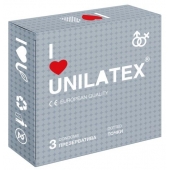 Презервативы с точками Unilatex Dotted - 3 шт. - Unilatex - купить с доставкой в Сочи