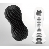 Мастурбатор FLEX Rocky Black с плотным рельефом - Tenga - в Сочи купить с доставкой