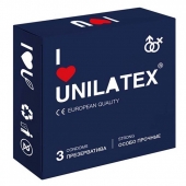 Ультрапрочные презервативы Unilatex Extra Strong - 3 шт. - Unilatex - купить с доставкой в Сочи