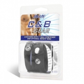 Утяжка для мошонки и пениса Cock Ring With 1  Ball Stretcher And Optional Weight Ring - BlueLine - купить с доставкой в Сочи