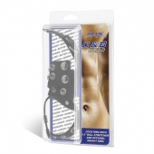 Утяжка на пенис и мошонку Cock Ring With 1.5  Ball Stretcher And Optional Weight Ring - BlueLine - купить с доставкой в Сочи