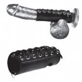 Сбруя на член на шнуровке 5  Cock Sheath - BlueLine - купить с доставкой в Сочи