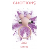 Розовое эрекционное виброколечко Emotions Minnie Light pink - Lola Games - в Сочи купить с доставкой