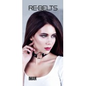 Чёрный чокер-кляп Iman Black - Rebelts - купить с доставкой в Сочи