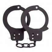 Чёрные наручники из листового металла BONDX METAL CUFFS BLACK - Dream Toys - купить с доставкой в Сочи
