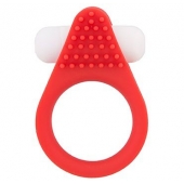 Красное эрекционное кольцо LIT-UP SILICONE STIMU RING 1 RED - Dream Toys - в Сочи купить с доставкой