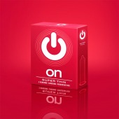 Супертонкие презервативы ON) Super Thin - 3 шт. - ON) - купить с доставкой в Сочи