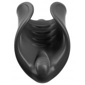 Чёрный мастурбатор Vibrating Silicone Stimulator с вибрацией - Pipedream - в Сочи купить с доставкой