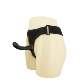 Страпон с изогнутой головкой Ultra Harness Curvy Dildo - 15,8 см. - Baile - купить с доставкой в Сочи