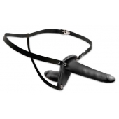 Женский страпон с вагинальной пробкой Double Penetrix Strap-on - 15 см. - Pipedream - купить с доставкой в Сочи