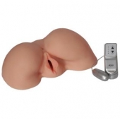 Телесная вибровагина из киберкожи с выносным пультом - LOVETOY (А-Полимер) - в Сочи купить с доставкой