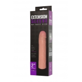Насадка-удлинитель Extension sleeve телесного цвета - 18,5 см. - Sitabella - в Сочи купить с доставкой