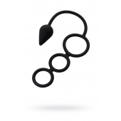 Тройное эрекционное кольцо с анальным хвостом Drop S-size - Erotist Adult Toys - в Сочи купить с доставкой