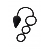 Тройное эрекционное кольцо с анальным хвостом Drop M-size - Erotist Adult Toys - в Сочи купить с доставкой