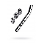 Металлический анальный душ с тремя насадками - ToyFa - купить с доставкой в Сочи