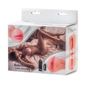 Двусторонний мастурбатор с вибропулей Satisfaction Babylicious - Lola Games - в Сочи купить с доставкой