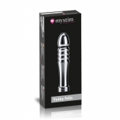 Ребристый фаллоимитатор для электростимуляции Funky Fella Rill Dildo - 13 см. - MyStim - купить с доставкой в Сочи