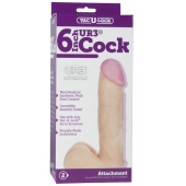Ультра реалистичная насадка Vac-U-Lock  6  ULTRASKYN Cock - 17,3 см. - Doc Johnson - купить с доставкой в Сочи