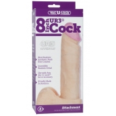 Ультрареалистичная насадка для трусиков Vac-U-Lock 8  ULTRASKYN Cock - 20,57 см. - Doc Johnson - купить с доставкой в Сочи