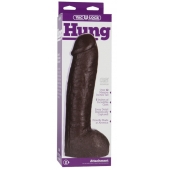 Большая насадка для трусиков Vac-U-Lock Realistic Hung - 31,7 см. - Doc Johnson - купить с доставкой в Сочи