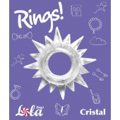 Прозрачное эрекционное кольцо Rings Cristal - Lola Games - в Сочи купить с доставкой