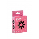 Чёрное эрекционное кольцо Rings Gear - Lola Games - в Сочи купить с доставкой