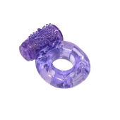 Фиолетовое эрекционное кольцо с вибрацией Rings Axle-pin - Lola Games - в Сочи купить с доставкой