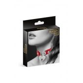 Красный чокер с замком в форме сердца - Bijoux Pour Toi - купить с доставкой в Сочи