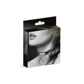 Черный чокер с двумя кольцами - Bijoux Pour Toi - купить с доставкой в Сочи