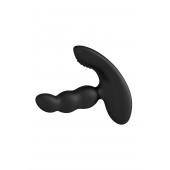 Черный силиконовый стимулятор простаты Levett Nitoc с пультом ДУ - Levett - в Сочи купить с доставкой