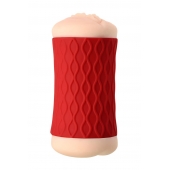 Двухсторонний мастурбатор JOS  NADIN в красном цилиндре - JOS - в Сочи купить с доставкой