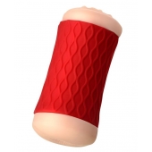 Двухсторонний мастурбатор JOS  NADIN в красном цилиндре - JOS - в Сочи купить с доставкой