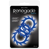 Набор из 3 синих эрекционных колец Renegade Gears - NS Novelties - в Сочи купить с доставкой