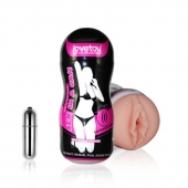 Мастурбатор-вагина Sex In A Can Vibra Vagina Tunnel - Lovetoy - в Сочи купить с доставкой