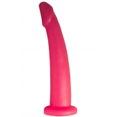 Розовый стимулятор простаты из геля - 18 см. - LOVETOY (А-Полимер) - в Сочи купить с доставкой