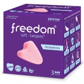 Женские гигиенические тампоны без веревочки FREEDOM normal - 3 шт. - Freedom - купить с доставкой в Сочи