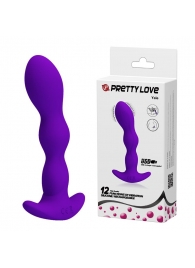 Фиолетовый анальный стимулятор простаты с вибрацией Yale - 14,5 см. - Baile - в Сочи купить с доставкой