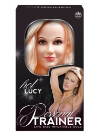 Надувная кукла с вибрацией и 2 любовными отверстиями Hot Lucy Lifesize Love Doll - NMC - в Сочи купить с доставкой