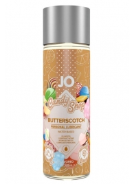 Смазка на водной основе Candy Shop Butterscotch с ароматом ирисок - 60 мл. - System JO - купить с доставкой в Сочи
