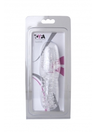 Прозрачная насадка с шишечками и шипами - 13,5 см. - Toyfa Basic - в Сочи купить с доставкой