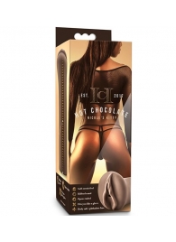 Коричневый мастубратор-вагина Nicole s Kitty - Blush Novelties - в Сочи купить с доставкой