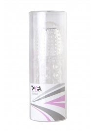 Прозрачная закрытая гелевая насадка - 13,5 см. - Toyfa Basic - в Сочи купить с доставкой