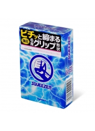 Презервативы Sagami Squeeze волнистой формы - 5 шт. - Sagami - купить с доставкой в Сочи