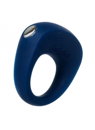 Синее эрекционное кольцо на пенис Satisfyer Ring 2 - Satisfyer - в Сочи купить с доставкой