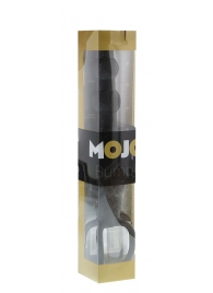 Черная ёлочка-насадка для двойного проникновения Mojo Bumpy - 15 см. - Seven Creations - в Сочи купить с доставкой