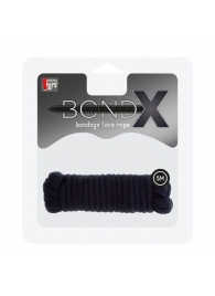 Чёрная веревка для связывания BONDX LOVE ROPE - 5 м. - Dream Toys - купить с доставкой в Сочи